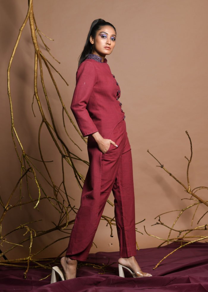 Maroon Trousers