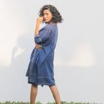 Navy Blue Kaftan