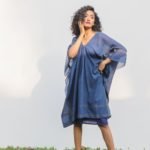 Navy Blue Kaftan