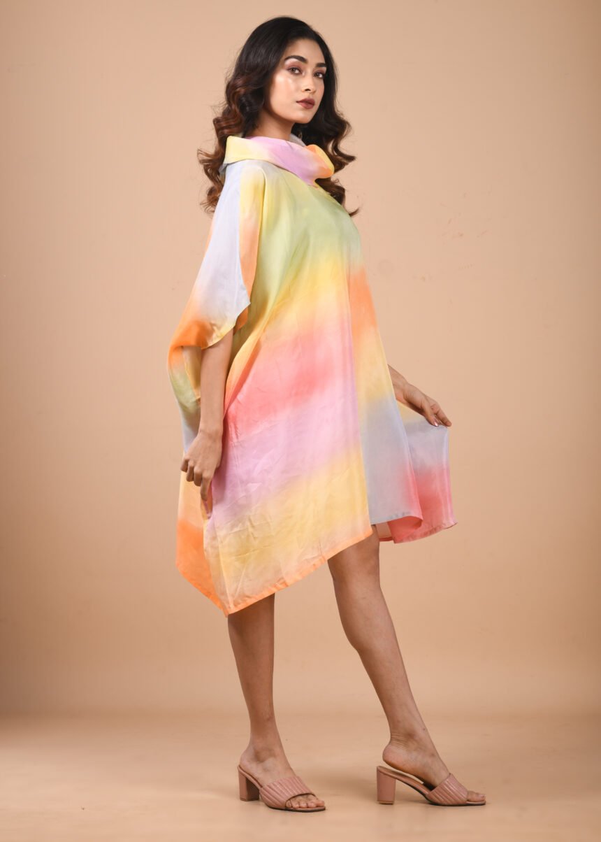ROUND NECK KAFTAN RAINBOW EYES